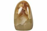 4.6" Free-Standing, Polished Brown Calcite - #198812-1